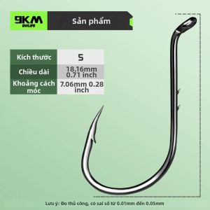 9KM DWLIFE | Bộ 50 Baitholder Bạch Tuộc Câu Cá Móc Thép Carbon Cao Cấp Móc Thép Gai Cho Nước Mặn Nước Ngọt