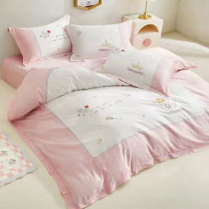Luolai Kids | 100% Cotton Satin Bedding Set 60 Thread Count