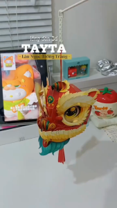 Lồng Đèn Trung Thu 3D Lân Sư Rồng “Lân Ngọc Trông Trăng” – Giấy Cứng Gấp Gọn Rước Đèn & Trang Trí