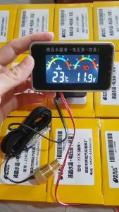 Đồng Hồ Đo Áp Suất Nhiên Liệu Và Nhiệt Độ Nước 12-24V Dành Cho Xe Hơi Xe Tải. dễ dàng lắp đặt