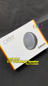 Audio kereta *1 Keping Sahaja* OMNI BEYOND OB2R 2.5" Pusat Papan Pemuka Julat Penuh 2.5 Inci Pusat Surround Speaker Kereta Julat Penuh/Audio Julat Penuh