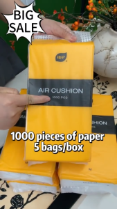 【Buy 3 take 2】Botare Yellow Hanging Tissue Paper 4-Ply 250 Sheets Air-Cushion Soft Facial Tissue 140x175mm Large Size Skin-Friendly For Family & Household Use