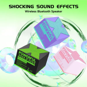 ✅COD✅ลำโพงบลูทูธ ลำโพงไร้สายแบบพกพาขนาดเล็ก พร้อมระบบจับคู่สเตอริโอ โทรแบบแฮนด์ฟรี สำหรับการเดินทาง ลำโพงไร้สายกลางแจ้ง