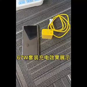Longhe Redmi Xiaomi Black Shark 67W Extreme Fast Charging Intelligent Temperature Control Charger(super VOOC 2.0)