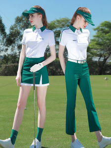 Zg6 Summer Womens Golf Ball Clothing Womens Jersey High-End and Fashionable Short-Sleeved Quick-Drying T-shirt Tops Golf Womens Pants