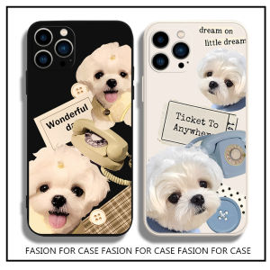 American Small Repair Dog Phone Case Iphone15 Couple Xs Apple 13/14 Cute Fun 12 New Arrival XR Drop-Resistant 6S Girlfriends X Applicable 7p8plus Set 11pro Max Lens All-Inclusive Protection