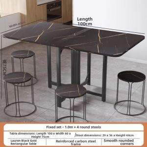 MEISITEKEKE | Home Multi-functional Movable Folding Table