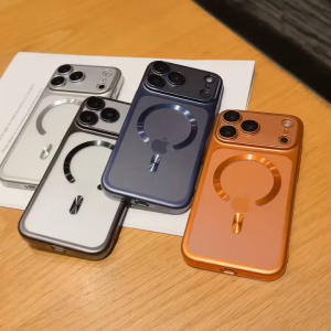 I TECH Anti Yellow Luxury Lens Protection Wireless Magnetic Hard Matte Case for iPhone 18 17 Air 16 15 Pro Max
