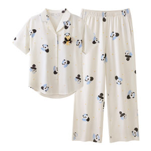 JINGYUN | Cool Soft Aesthetic Ladies Sleepwear Set