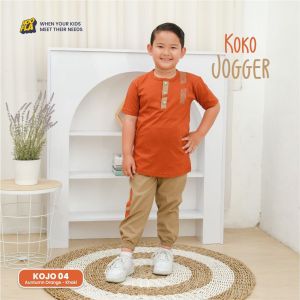BAJU KOKO ANAK SETELAN KOKO ANAK KOKO JOGGER FURQON USIA 3-12 TAHUN HOOFLAKIDS