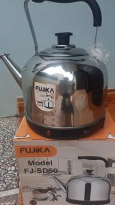 Ấm siêu tốc inox Fujika FJ-SD50 dung tích 5L tự tắt khi sôitự bật sôi khi nước muội