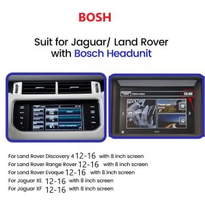 iManAuto Wireless carplay Android Auto Fits For Land Rover Jaguar Bosch Discovery4 Evoque Freelander2 XJL XE XF Mirroring Decode