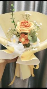 [SG Seller] **HandMade**  Crochet Sunflower Bouquet🌻🌻 Graduation 🎓