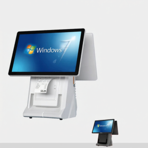 「China Plug」AOKIA | Restaurant POS System with Tea Scan Ordering Windows Management Software Dual Screen
