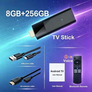 Q12 Smart TV Stick Android 16 Allwinner H313 4K Media Player 8GB 128GB Bluetooth 6.0 Google Assistant Voice Control Mini TV Box