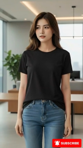 Áo thun nữ Bee sắc Đen huyền bí thời thượng chất cotton cao cấp co giãn 4 chiều tôn dáng trẻ trung.