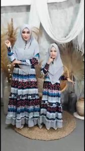 SISTAQUE - Setelan Couple Ibu Dan Anak Perempuan Fashion Muslim Nadhila