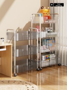 WUBUWEI | Mobile Multi-level Book Storage Rack