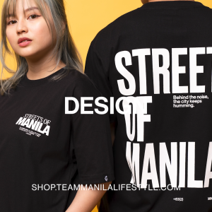 TEAM MANILA URBAN ECO TSHIRT BLACK