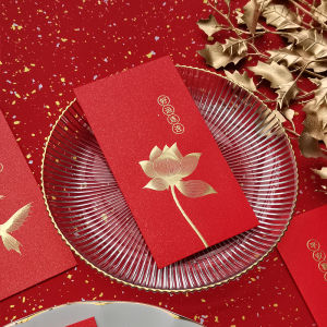 Creative New Year Red Envelope Lucky Money Seal Festive Chinese Character Good Luck Continuous Success Happiness Safety