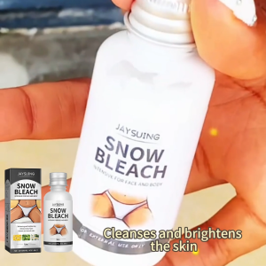 Jaysuing Snow Bleach Cream Brighten Underarm Elbow Knees Joint Whitening Removal Dark Spots Lightening Brighten Reduce Dullness Moisturizing Body Lotion Elastic And Smooth Skin Face And Body Care 30ml