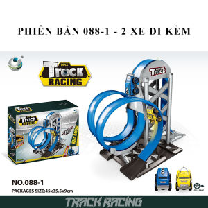 Bộ đồ chơi trẻ em lắp ghép mô hình Racing Track ô tô chạy trên đường trượt phát triển tư duy và tạo môi trường vui chơi lành mạnh cho bé bảo hành 2 năm
