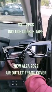 TCS New alza 2022-2025 forged carbon air outlet frame cover garnish accessories