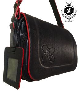Tas selempang wanita handbag formal pramugari maskapai. Bahan premium natural kulit sapi warna hitam