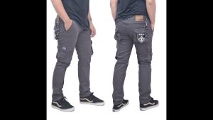 BLADAS Celana CARGO LONG Pants Black CELANA CARGO PANJANG PRIA / CARGO PANTS PRIA