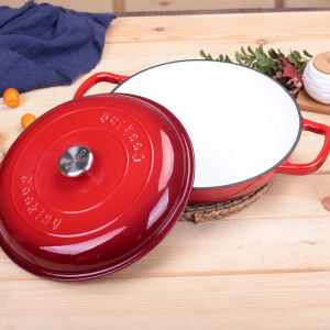 Thickened Enamel Cast Iron Pot Seafood Soup Pot Stew Pot Chinese Style Kitchen Cooking Utensils Family Daily Use Gift