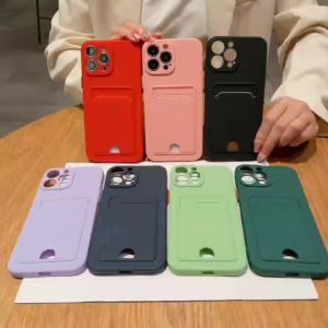 Silicon Card Holder Case FOR REDMI 6 6A 9 9A 9C 10A 10C Note 7 Note 10 Note 11 4G 2022