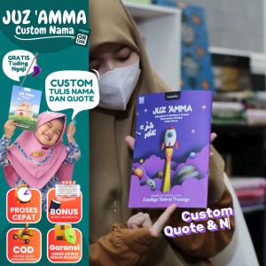 Juz Amma Custom Nama A5 - Juz Amma Hafalan Anak Premium full color - cocok untuk kado dan hadiah