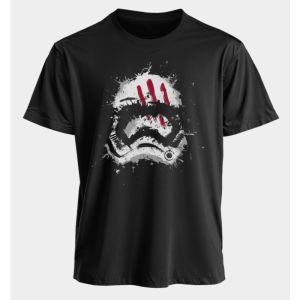 2025 Star Wars Peripheral Print Mens and Womens Crew Neck T-shirt American Summer Sports Loose and Comfortable Short Sleeves