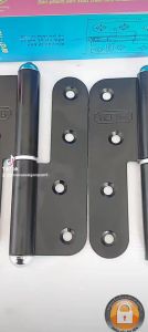 Bản lề SƠN Việt Tiệp 08127 sơn tĩnh điện màu sơn đen - giá tính 1 bộ = 2 cái như hình - Có phân biệt trái phải