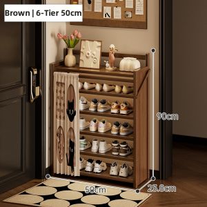 ZHUSHANXIA | Foldable Multi-level Storage Rack Easy Installation Free Standing