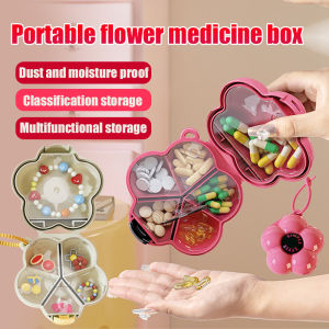 Medicine Box Portable Medicine Packaging Box Seven Days a Week with Three Meals a Day Mini Pill Medicine Box