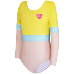 ชุดว่ายน้ำเด็กผู้หญิง Van De an แขนยาวป้องกันแสงแดด ชุดว่ายน้ำฤดูร้อน ชุดกีฬา ชุดว่ายน้ำ เสื้อคลุมกันแดด ชุดว่ายน้ำเด็ก