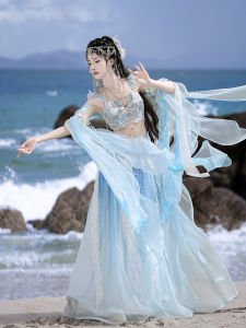 Flower Fairy Tale [Peacock Feathers] Original Exotic Style Improved Embroidery Dancing Dress Mermaid Princess 2024 Summer New Arrival