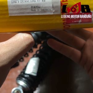 Aspira Shockbreaker Supra X 125 Karisma Revo Shock Belakang Hitam Motor Honda