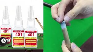 LOOLIFL | Newly Upgraded Professional Super Glue for Cue Stick Repair Excellent Adhesion Waterproof Simple Operation and Easy to Carry.