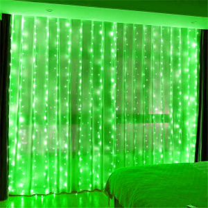 6m/3m LED Fairy String Curtain Lights New Year Lamp Christmas Lights 8 Mode Remote USB Festoon Christmas Decor For Home Holiday