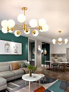Lampu Gantung Ruang Tamu Minimalis Nordic Chandelier Eropa Modern Lampu Dekorasi Rumah