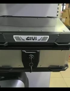 GIVI MTN29 MATTERHORN 29LITER ALUMINIUM REAR TOP BOX TOP CASE (SILVER/ BLACK PAINTED) MTN29A MTN29B