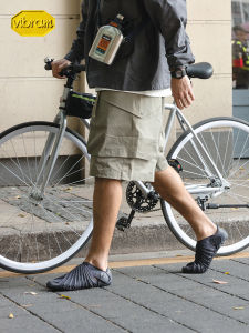 Vibram Furoshiki Wrap-around Shoes Mens Couple Travel Sports Portable Velcro Breathable Casual Shoes Women