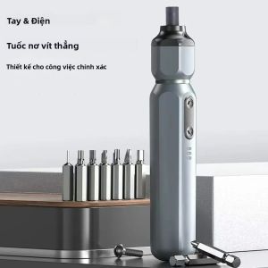 Tuốc Nơ Vít Điện Mini Không Dây Pin Lithium Sạc Lại Sử Dụng Tay/tự Động Dụng Cụ Khoan Nhỏ Tự Làm Tại Nhà Với Nguồn Điện DC