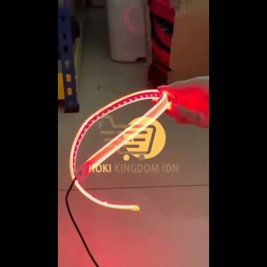 Lampu LED Alis DRL 30CM 60CM TEMPEL FLEKSIBEL // Mobil Motor