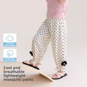 LIREGONGZHU | Girls Summer Pants Anti-mosquito Ice Silk