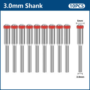 CMCP 10Pcs Dremel Accessories 2.35/3mm Miniature Clamping Connecting Lever Polishing Wheel Mandrel Cutting Wheel Holder Shank