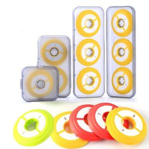 Random Color Spindle Silicone Main Spool W/Box Fishing Main Line Box Winding Board Not Hurting Line Closed Fishing Main Winding