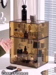 *SG Stock* Dustproof and Stackable Perfumes Storage Box Makeup Storage Rack Perfume Rack Perfumes Box Cosmetics Storage Box Nail Polish Storage Rack Toiletries Storage Rack Perfumes Stand Perfumes Holder Toy Figures Displays Rack